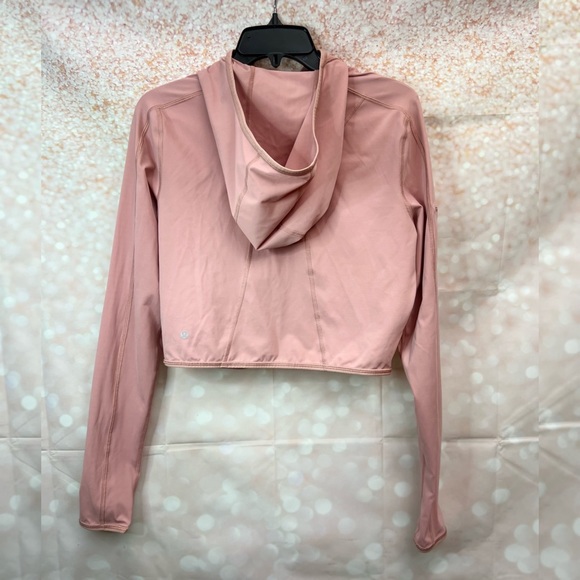 Lululemon Break a Trail 1/2 Zip Hoodie in Pink Pastel - Picture 3 of 14